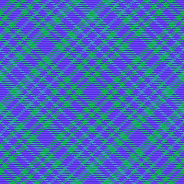 Seamless textile vector Plaid fabric background Check texture tartan pattern