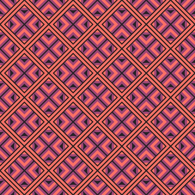 Seamless texture with arabic geometric ornament Vector oriental mosaic pattern