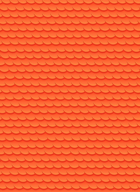 Вектор Бесшовная текстура с красной рыбьей чешуей векторный фон для вашего дизайна