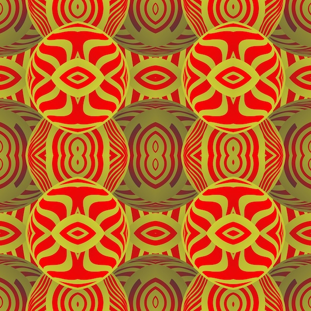 Бесшовный текстурированный абстрактный фон красного цвета в сочетании с желтым золотом