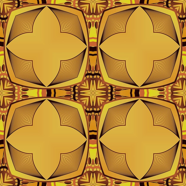 Бесшовный текстурированный абстрактный фон из желтого золота в сочетании с коричневым