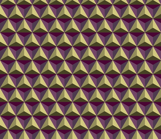 Seamless triangle cube pattern.