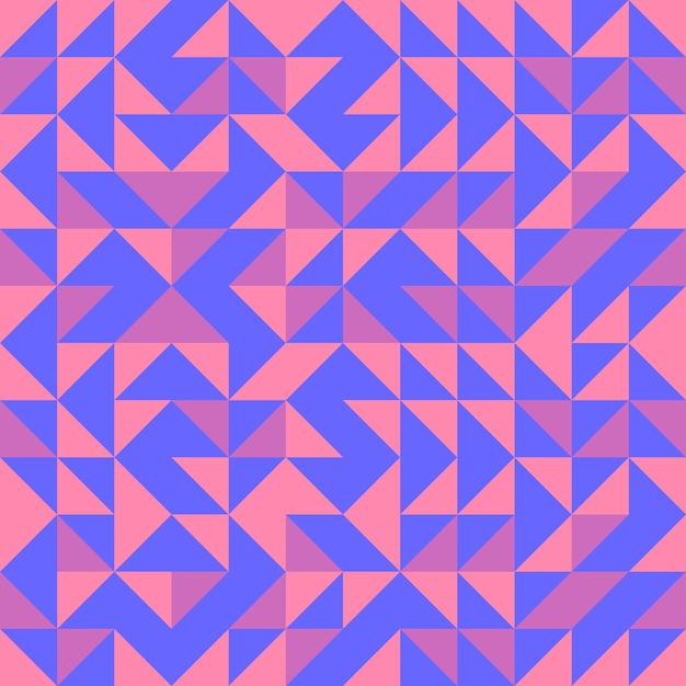 Vector seamless triangle pattern abstract background