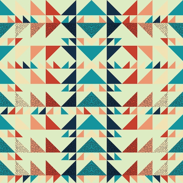 Vector seamless triangle pattern abstract background