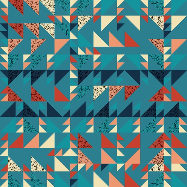 Seamless triangle pattern abstract background