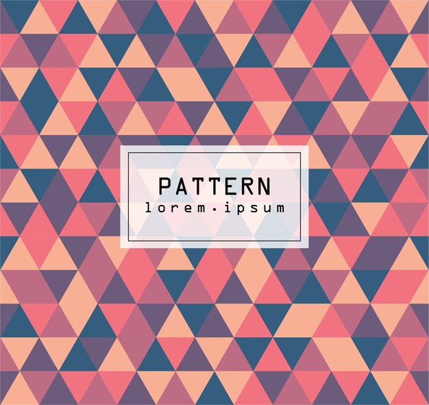 Seamless triangle pattern background