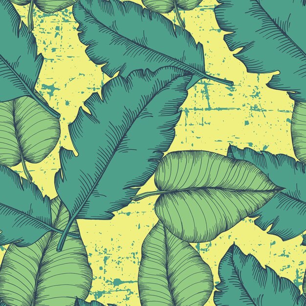 Seamless tropical pattern