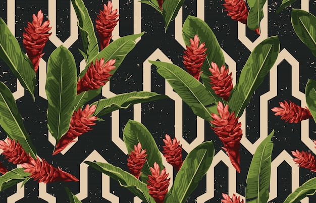 Seamless Tropical Pattern