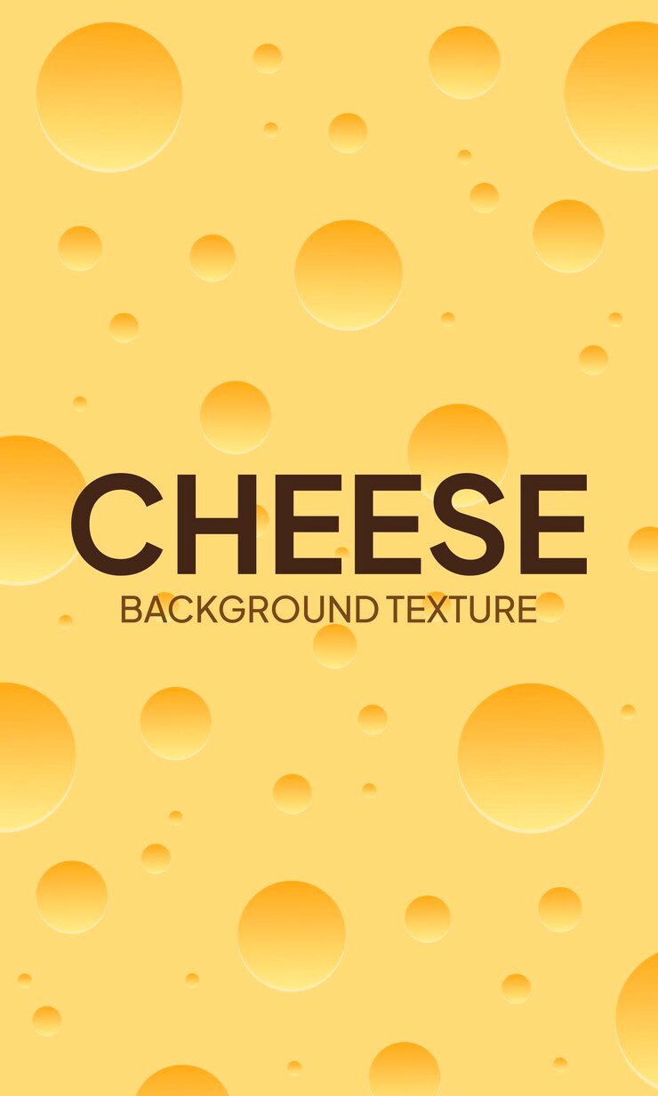 Vector seamless vector background texture of cheese cheese pattern
