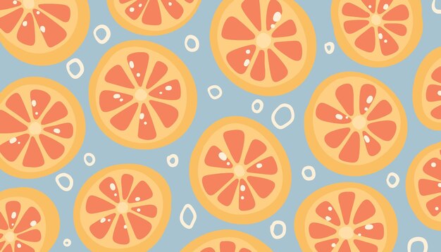 seamless vector based fruit pattern illustration