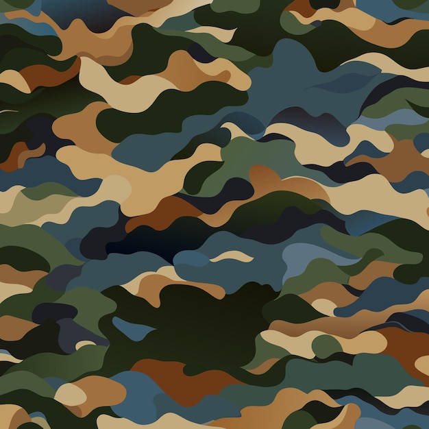 Vector seamless vector camouflage texture