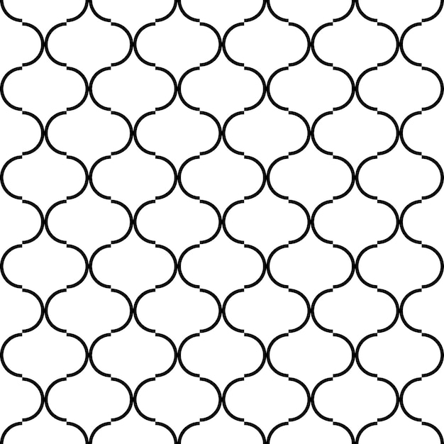 Vector seamless vector circular geometric figures ornament pattern design.