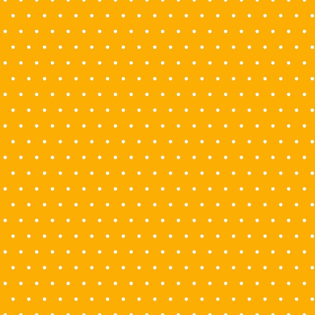 Vector seamless vector pattern dots are repeated on a yellow background