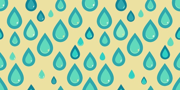 A seamless vector pattern featuring beige hues and water droplets