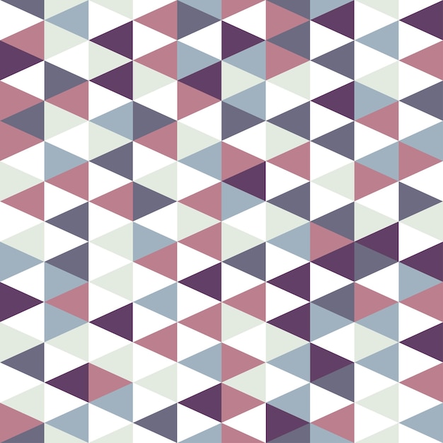 Seamless vector pattern of from colored triangles stylish pastel background trend colors