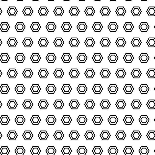 Seamless vector pattern Geometric background texture Black and white color Simple modern style in flat design