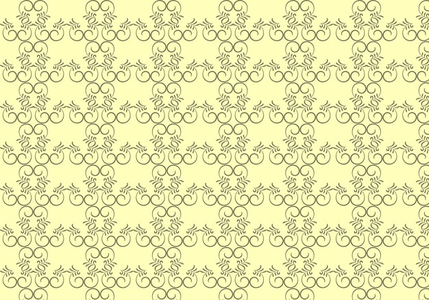 Seamless vector pattern in geometric ornamental style vector free