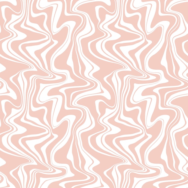 Seamless vector pattern with groovy psychedelic weaves.