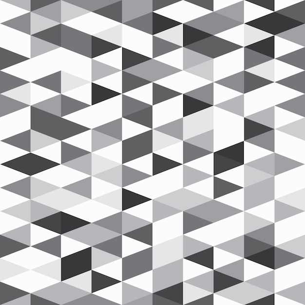 Seamless vector repeat pattern, abstract, gray scale triangles, great for backgrounds scrapbook