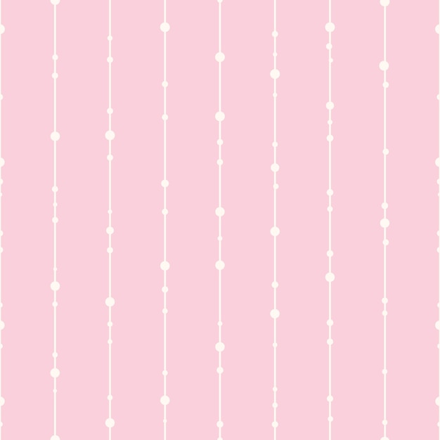 Seamless vector stripe pastel pink pattern background