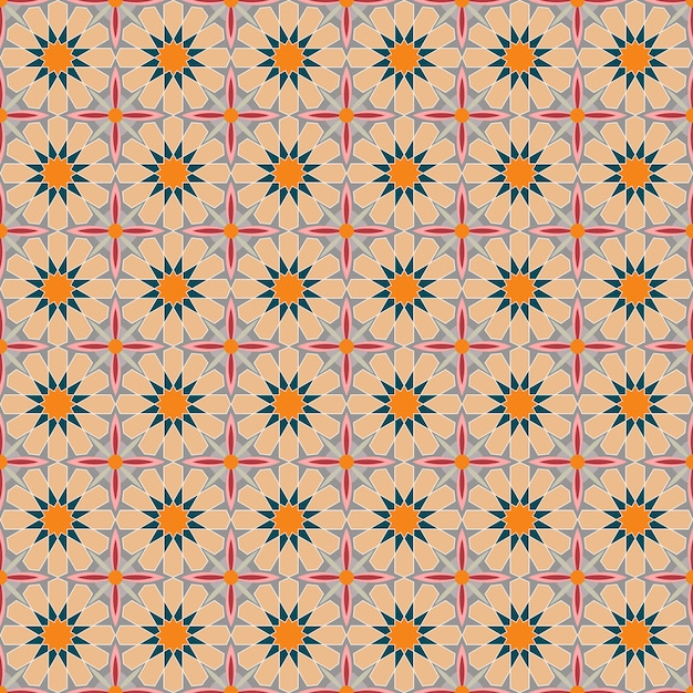 Seamless vintage floral pattern