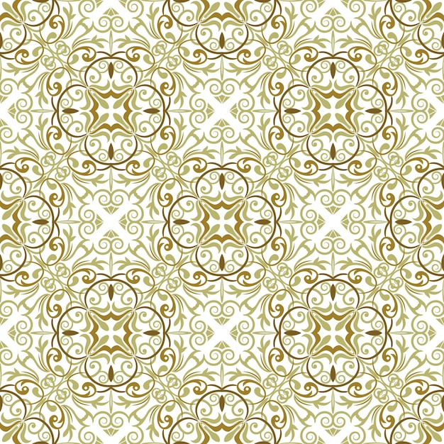 Vector seamless vintage pattern vector seamless border in victorian style classic vintage background