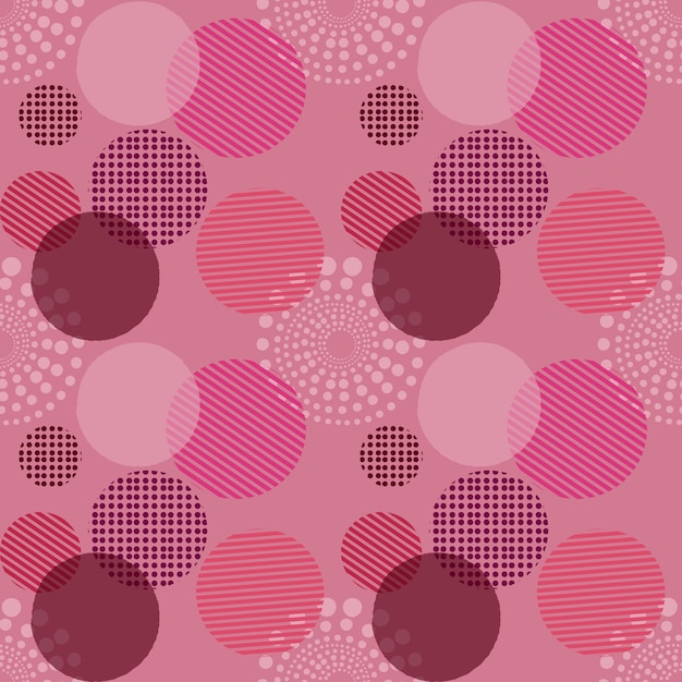 Vector seamless viva magenta pattern color of 2023 year