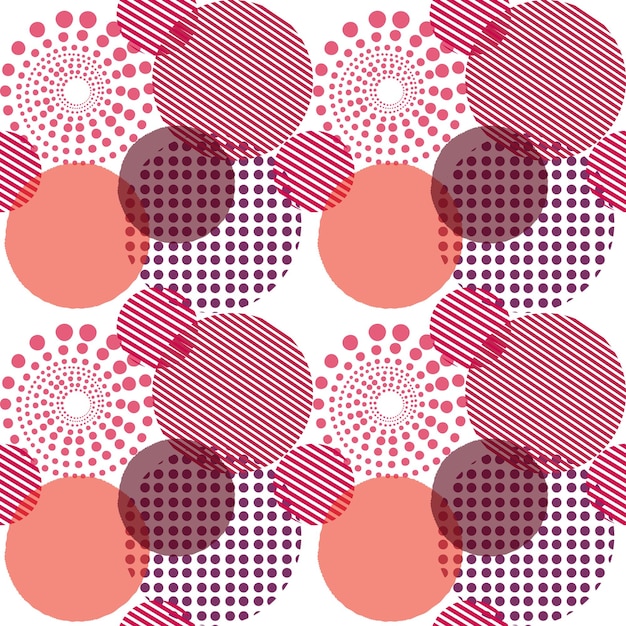 Vector seamless viva magenta pattern color of 2023 year