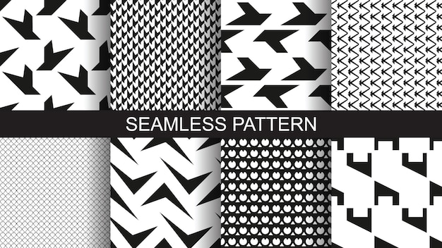 Seamless wallpaper patterns for design Vector illustration