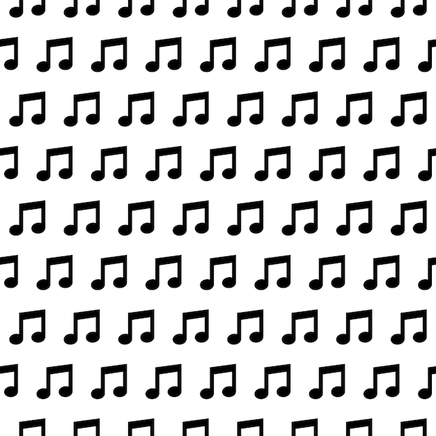 Seamless wallpaper with music notes