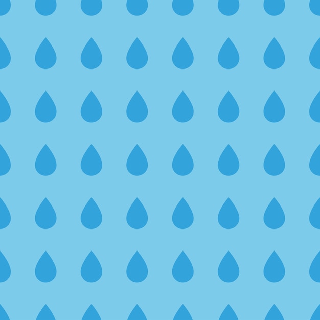 Seamless water drop pattern Vector background