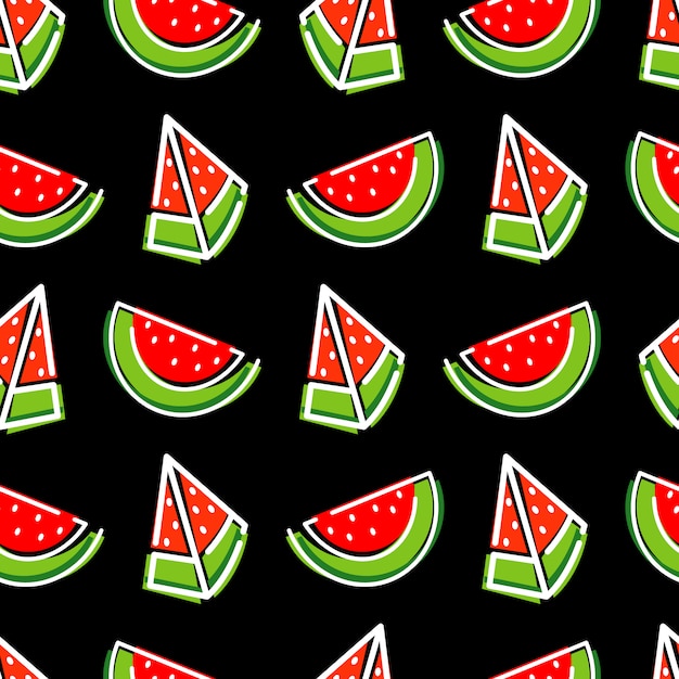 seamless watermelon pattern