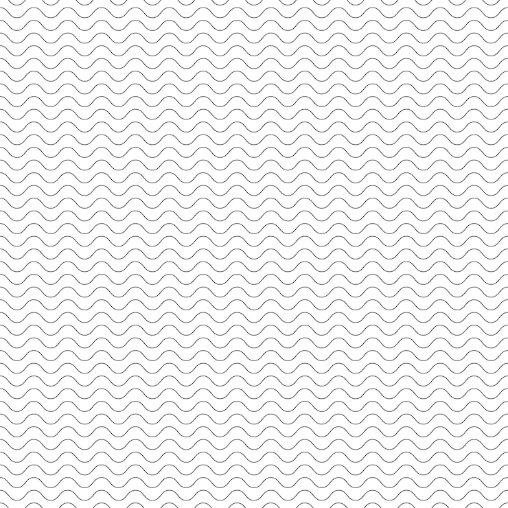 Vector seamless wavy lines pattern