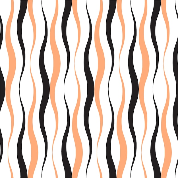 seamless wavy pattern vector illustration