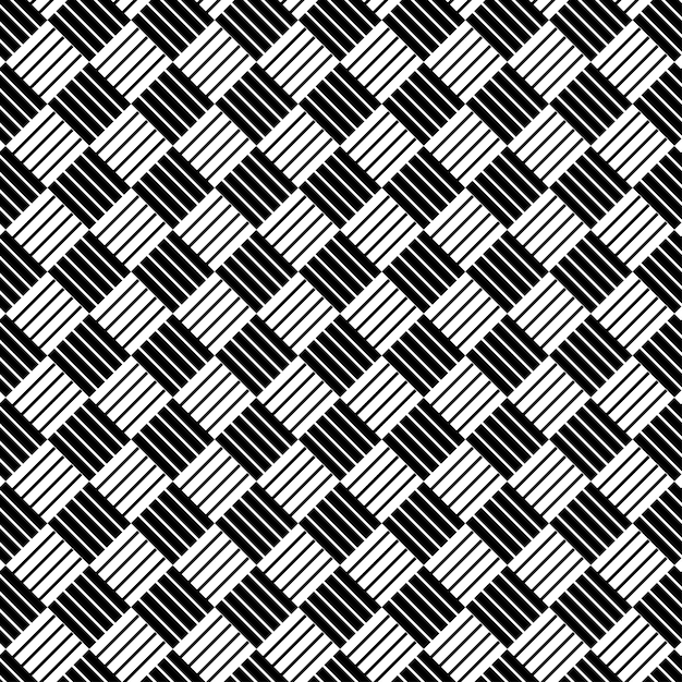 Seamless weave abstract geometric pattern vector background