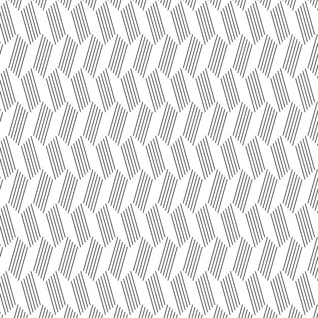 Seamless weave abstract lines vector background