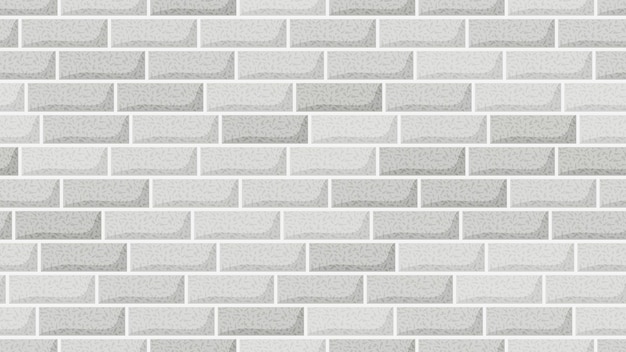 Seamless white brick wall