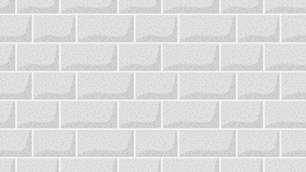 Seamless white brick wall