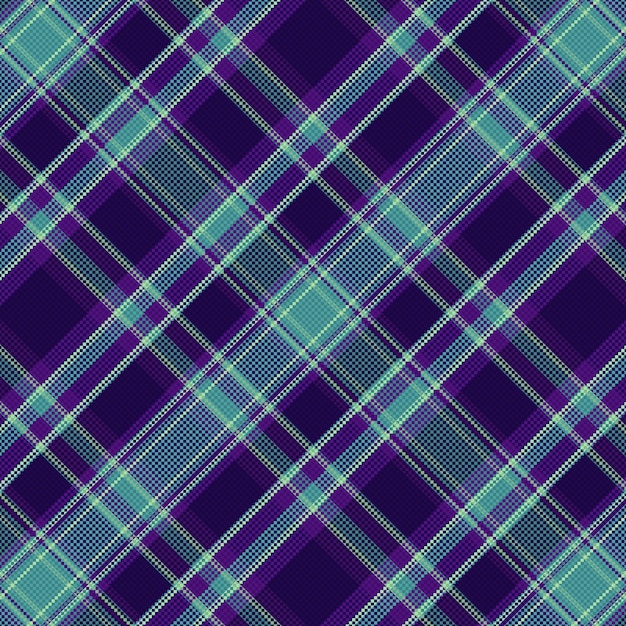 Seamless winter tartan plaid pattern background Vector illustration