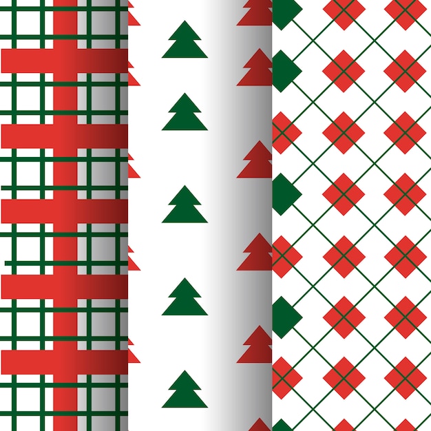 Seamless wrapping paper for christmas