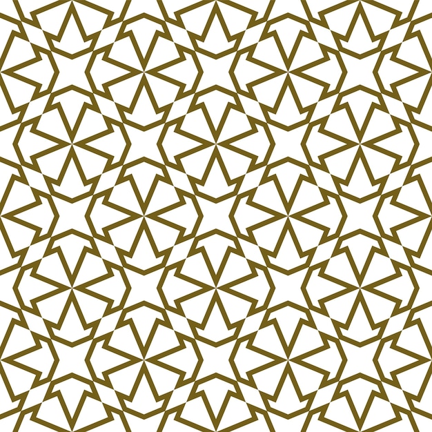 Vector seamlesseamless geometric ornament in arabic style s geometric pattern in arabic style