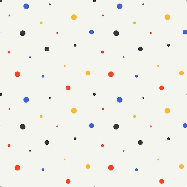 seanless pattern with colorful dots