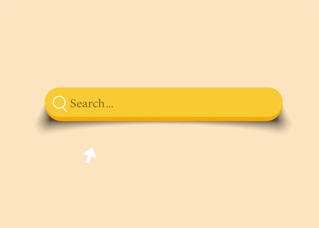 search bar browsing online search bar for website decoration and application design