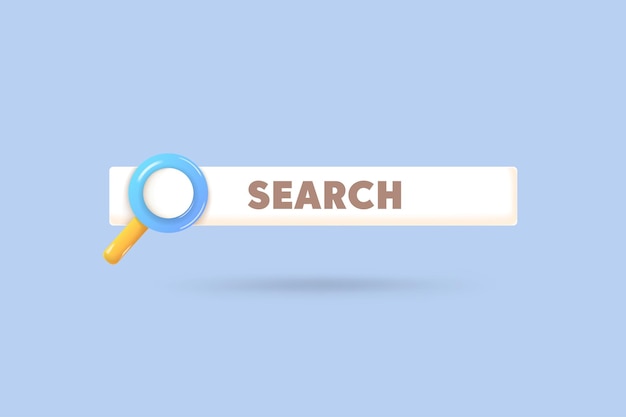 Search bar design element Search Bar for UI Vector illustration