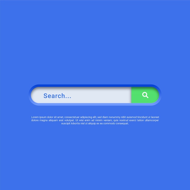 search bar illustration