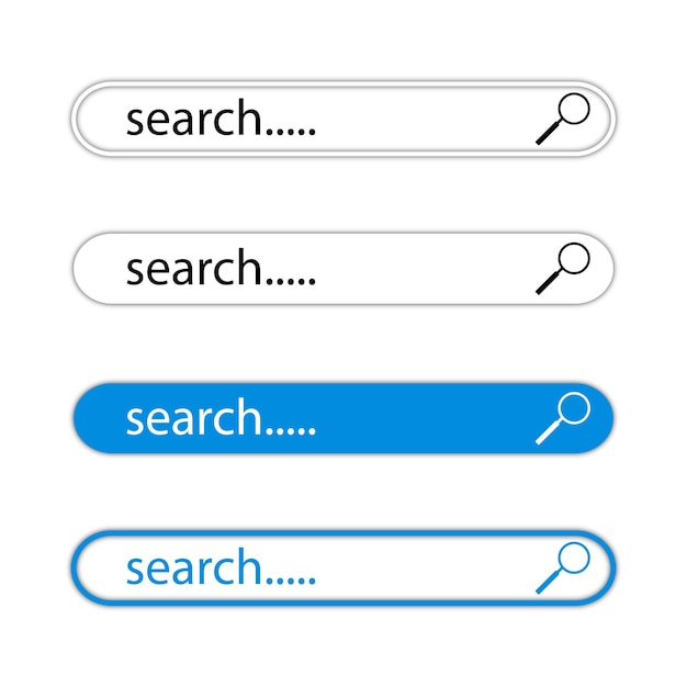 Search bar interface website