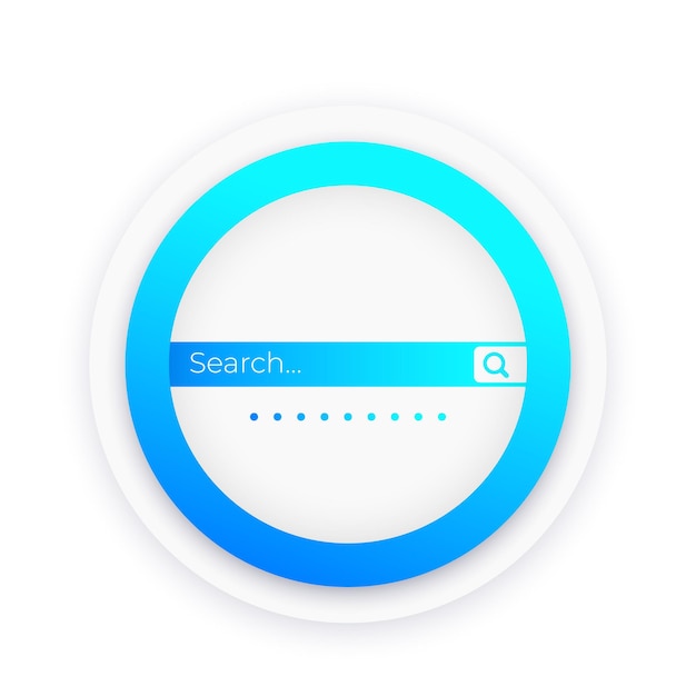 Vector search bar vector design for web and apps