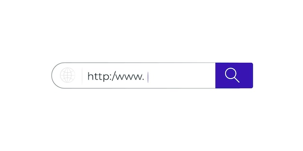 Иконы векторной строки поиска Плоский дизайн пользовательского интерфейса Строки поиска на прозрачном фоне