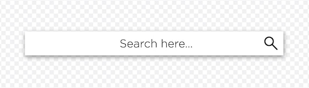 ベクトル 検索バー テキスト フィールドと検索ボタンのある web 要素 検索ナビゲーター ui の検索バー