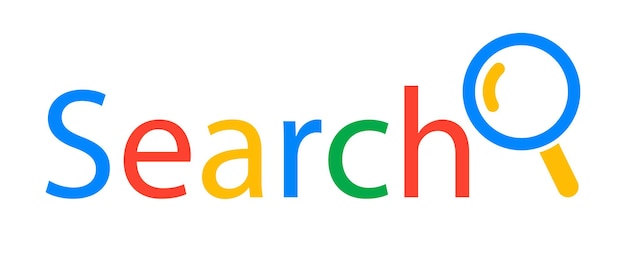 Vector search browser display . vector illustration